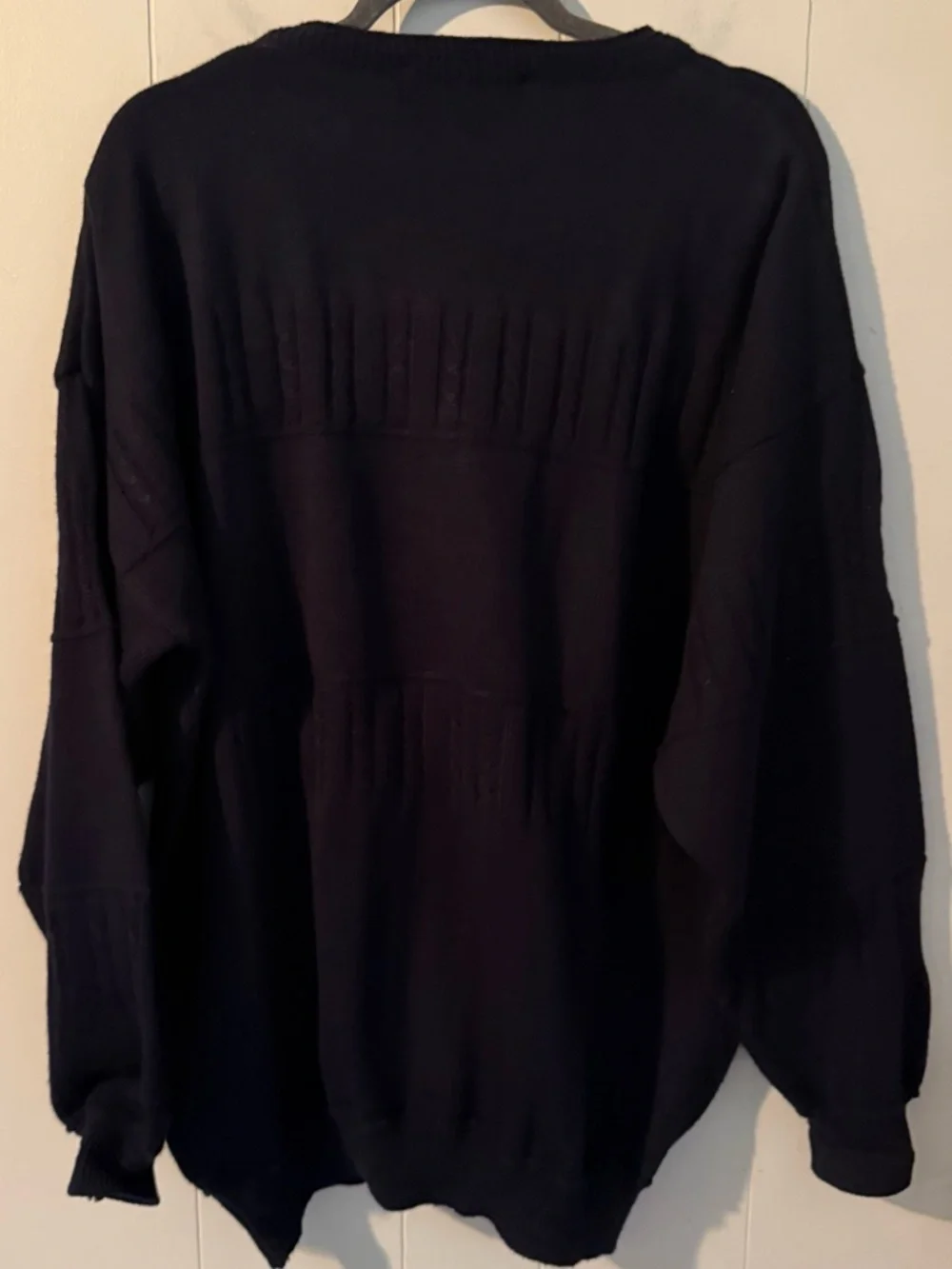 Blarney Castle Ireland Wool Embroidered Golfer Sweater, XL